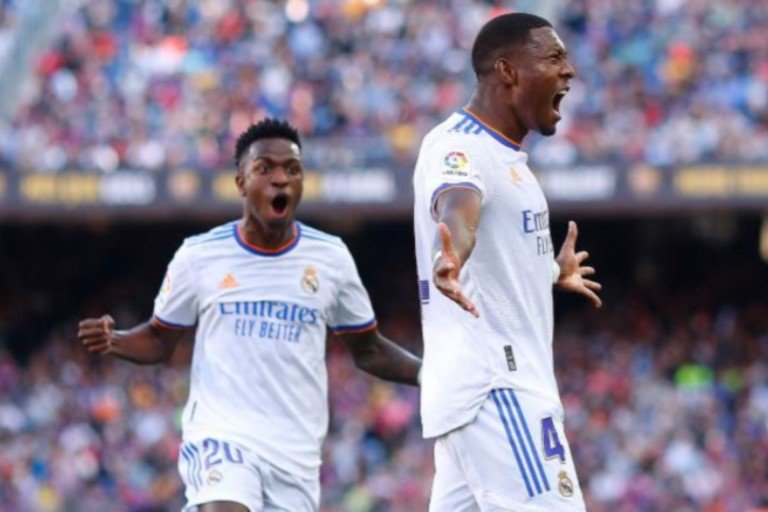 David Alaba scored his first goal for Real Madrid