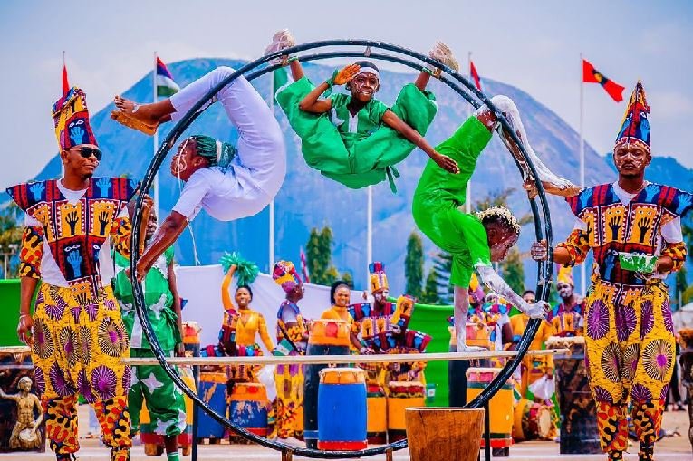 Nigeria's culture on display at the 61st Independence Day celebration in Abuja, Nigeria