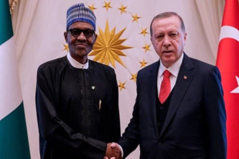 President Muhammadu Buhari and Turkish President Recep Erdogan