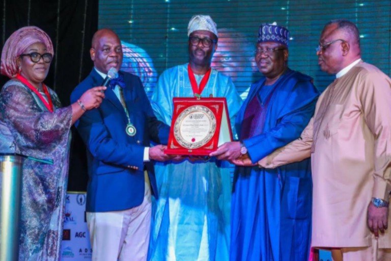 Senate President Ahmad Lawan at the 2021 Architecture Annual Award and Fellowship Investiture of the Nigerian Institute of Architects