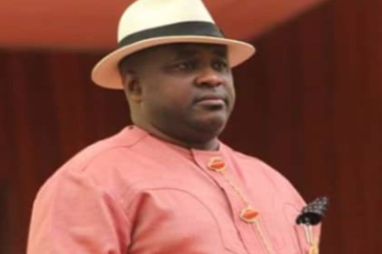 Senator Obong Albert Bassey is being arraigned for money laundering by EFCC