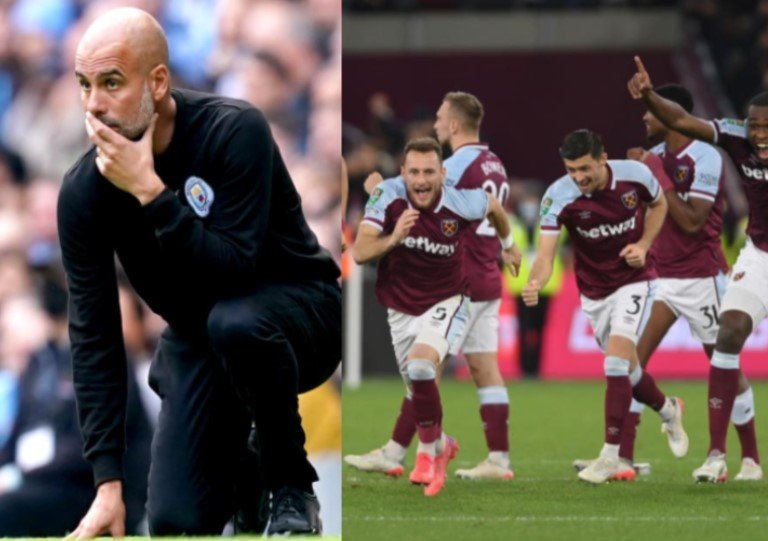 West Ham knocked out Man City for the first time since 2016