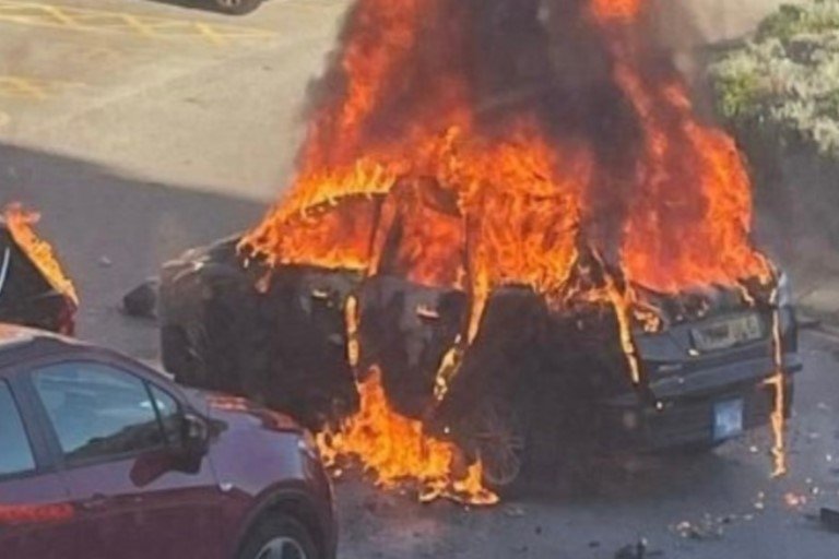 A car explodedoutside Liverpool Women's Hospital