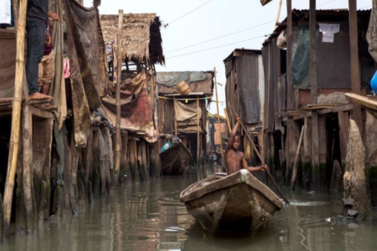 An area in Makoko, Lagos