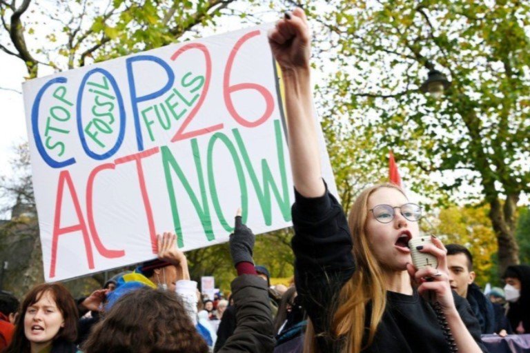 COP26 protesters 