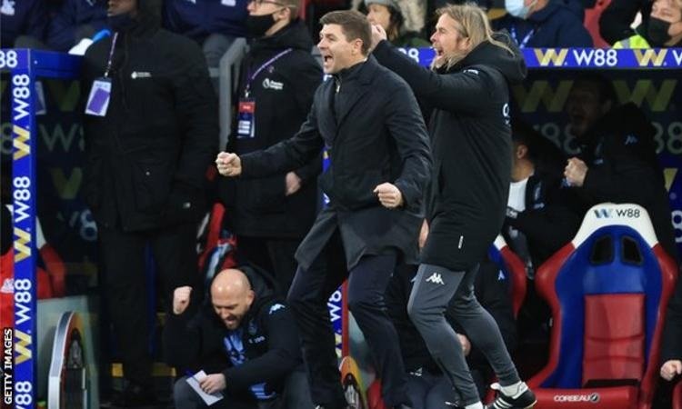 Gerrard is the first Villa manager since John Gregory in March 1998 to win his first two Premier League games