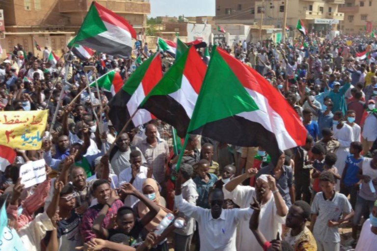 Sudanese protesters