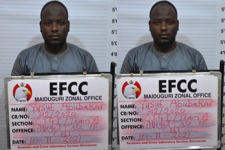 Yusuf Abubakar jailed for fraud in Maiduguri