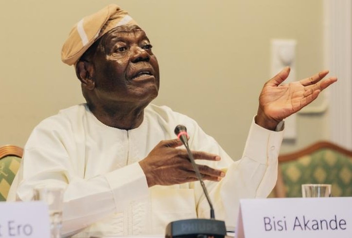 Chief Bisi Akande, former governor of Osun state