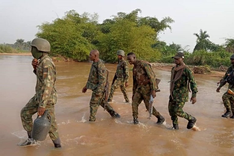 Nigerian troops have arrested an IPOB ESN leader Godwin Nnamdi