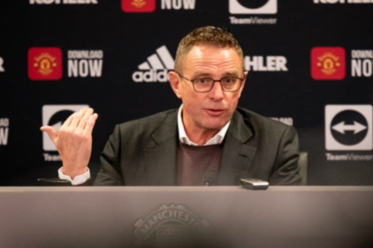 Rangnick was at Old Trafford to watch Manchester United beat Arsenal 3-2 Covid