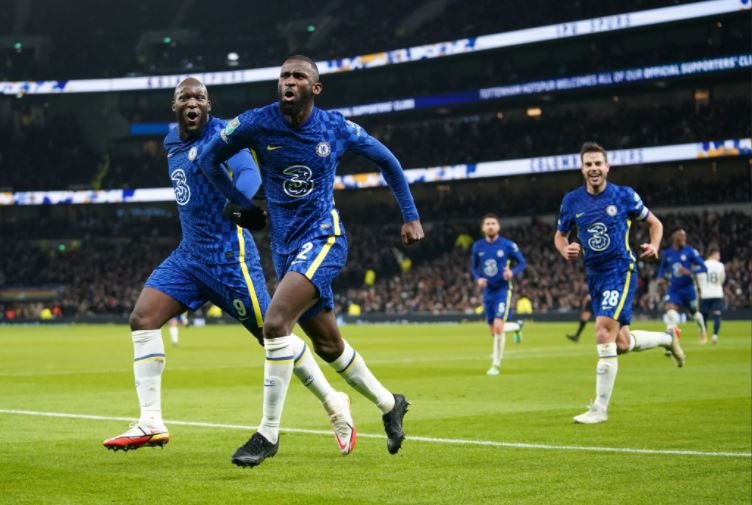 Antonio Rudiger scored in the first half of the second leg to help Chelsea to a 3-0 aggregate win