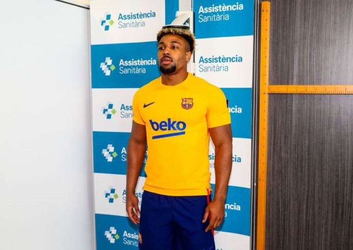 Barcelona have signed Adama Traore on loan from Wolves