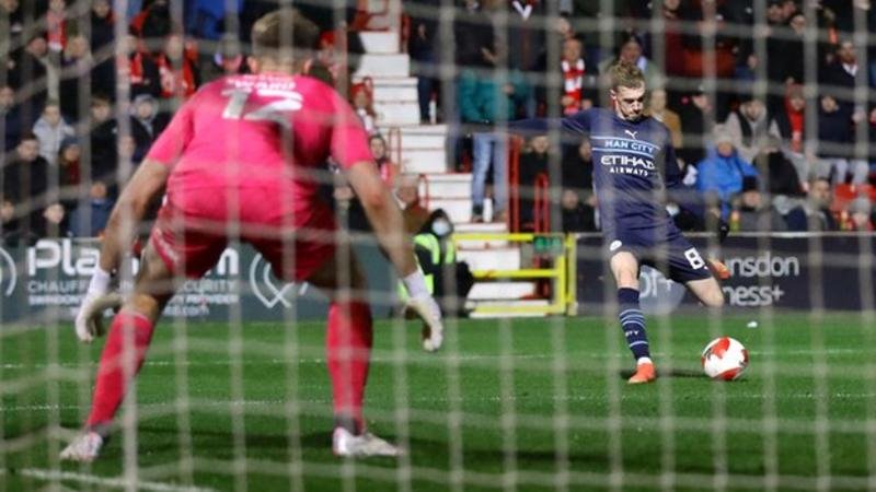 Cole Palmer's goal against Swindon was his first in the FA Cup