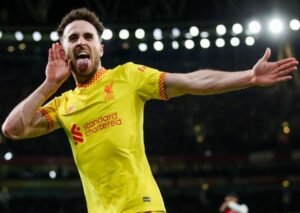Diogo Jota scored twice as Liverpool knocked out Arsenal to reach Carabao Cup final
