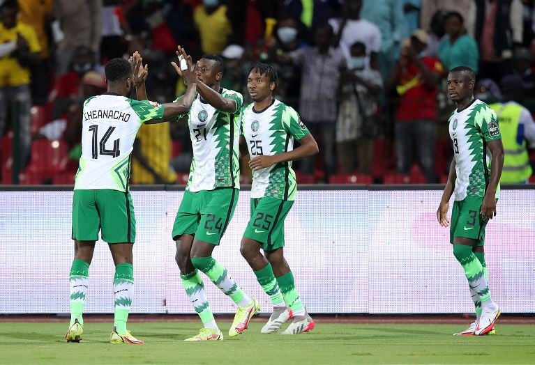 Kelechi Iheanacho pass found Sadiq Umar at the far post to give Nigeria a second half lead