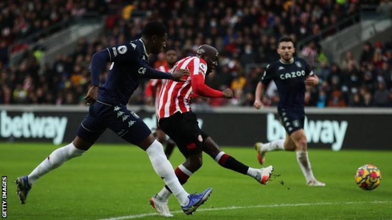 Yoane Wissa's goal was his third in the Premier League and first since hitting the winner at West Ham on 3 October