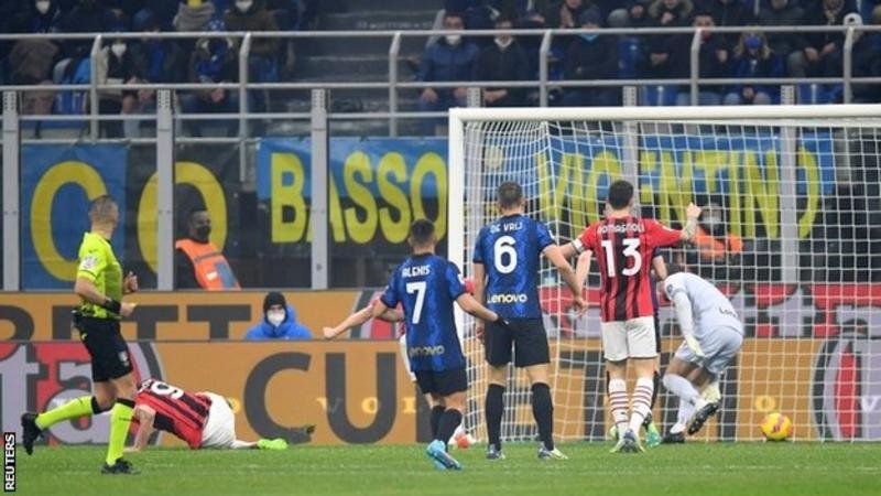 All seven of Olivier Giroud's Serie A goals have been scored at the San Siro, home ground of both Milan teams
