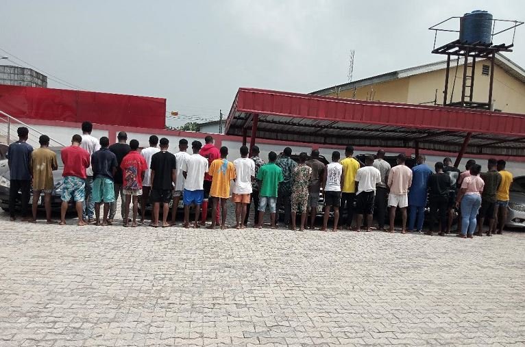 EFCC arrests 42 fraudsters in Asaba, Delta state