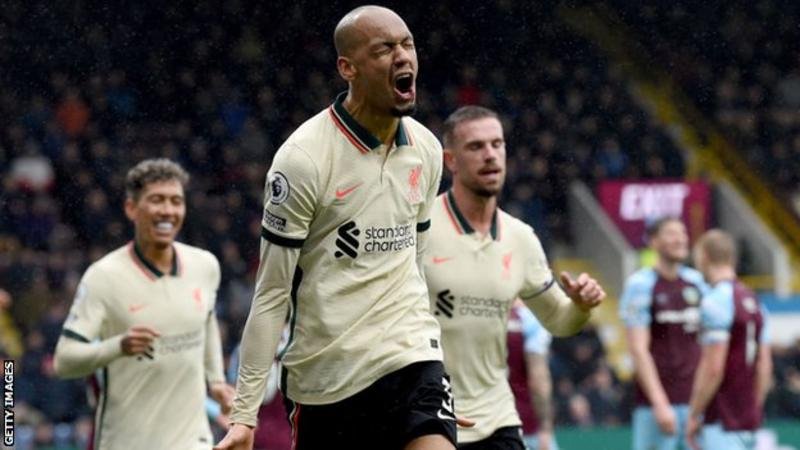 Fabinho has scored his most goals in a season for Liverpool - six so far in all competitions