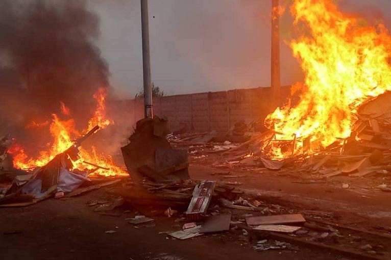 Fire guts Panteka market in Kaduna