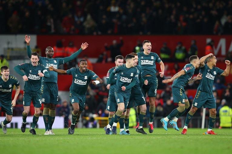Middlesbrough knocked Manchester United out of the FA Cup