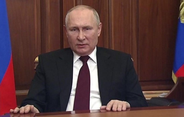 President Vladimir Putin of Russia was angry when he addressed the Ukraine issue on Monday