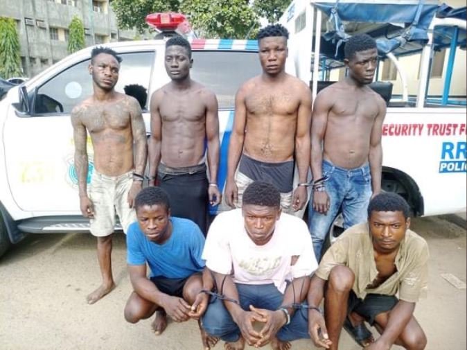 Traffic robbers arrested by officers of the Rapid Response Squad