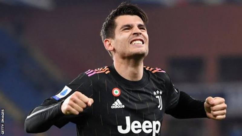 Alvaro Morata has scored 10 or more goals across all competitions in each of the past eight seasons Juventus