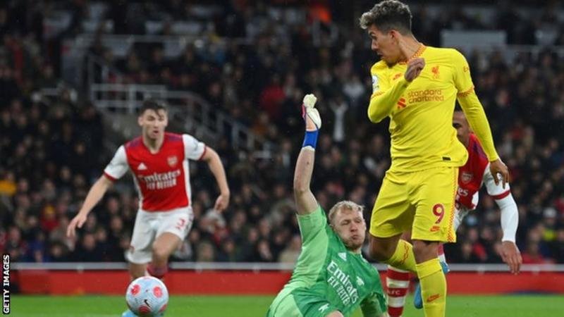 Roberto Firmino scored six minutes after coming on in the second half to complete the scoring at Emirates Stadium Liverpool