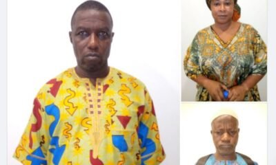 EFCC arraigned Alaka Abayomi Kamaldeen (Awise), Taiwo Fatai Olamilekan Ahmed (Ifa) and Akinola Bukola Augustina for juju scam