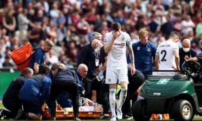 Both sets of players were visibly shaken after Ashley Westwood's leg injury at London Stadium Burnley