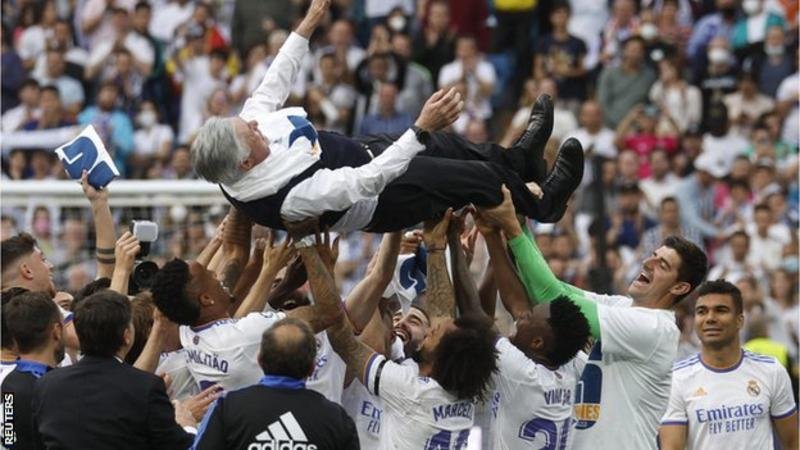 Carlo Ancelotti has won 21 trophies in a 27-year managerial career