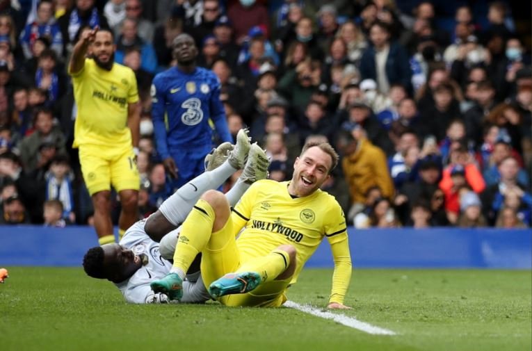 Christian Eriksen scores his first goal since his return to the Premier League