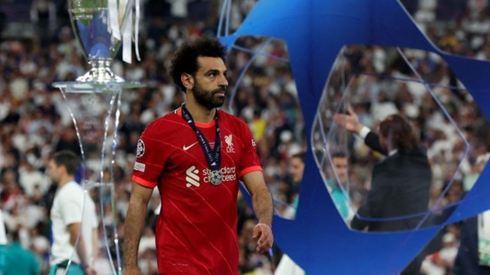 Mohamed Salah was denied several times by Thibaut Courtois