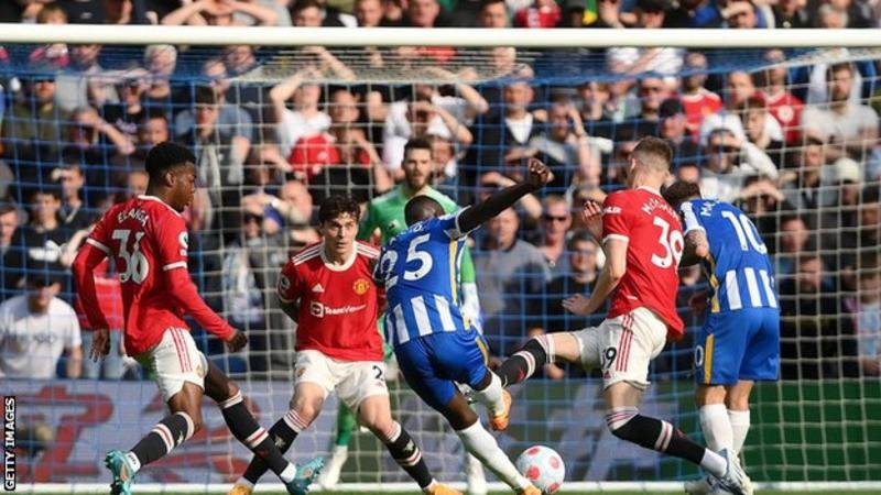 Brighton's Moises Caicedo became the 100th player to score his first ever Premier League goal against Manchester United
