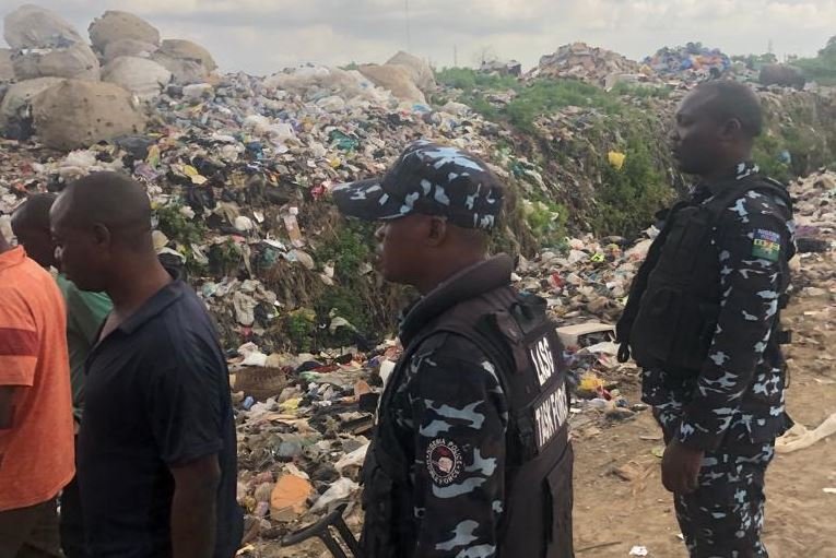 Lagos Taskforce raids Olusosun in Ojota axis, Lagos state