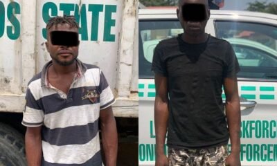 Lagos Taskforce arrested Elias Marcus and Yahaya Usman for impersonation and Okada theft