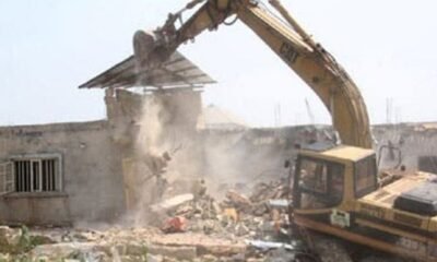 Areas taken over by the shanties were meant for an overhead bridge