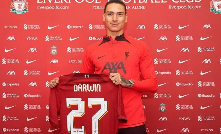 Darwin Nunez has signed a six-year deal at Liverpool from Benfica