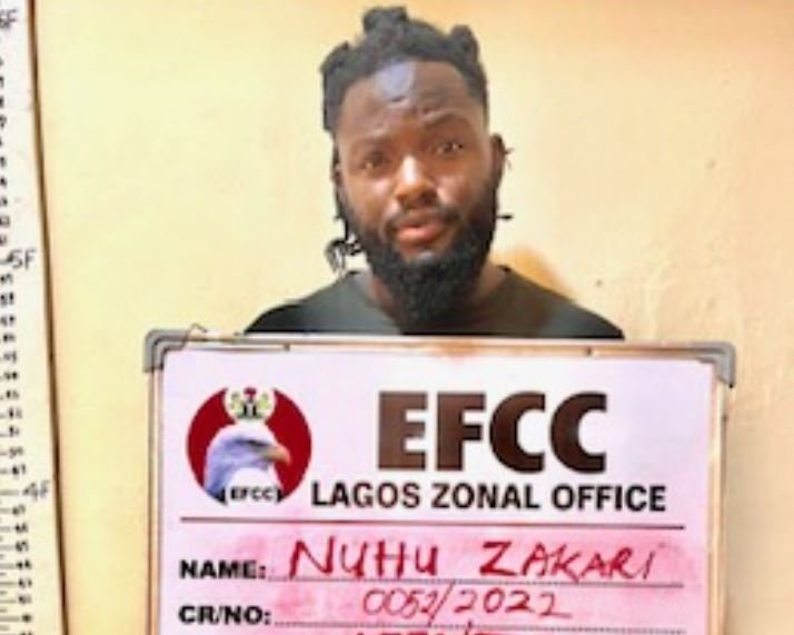 Nuhu Zakari has been sentenced to jail for internet fraud