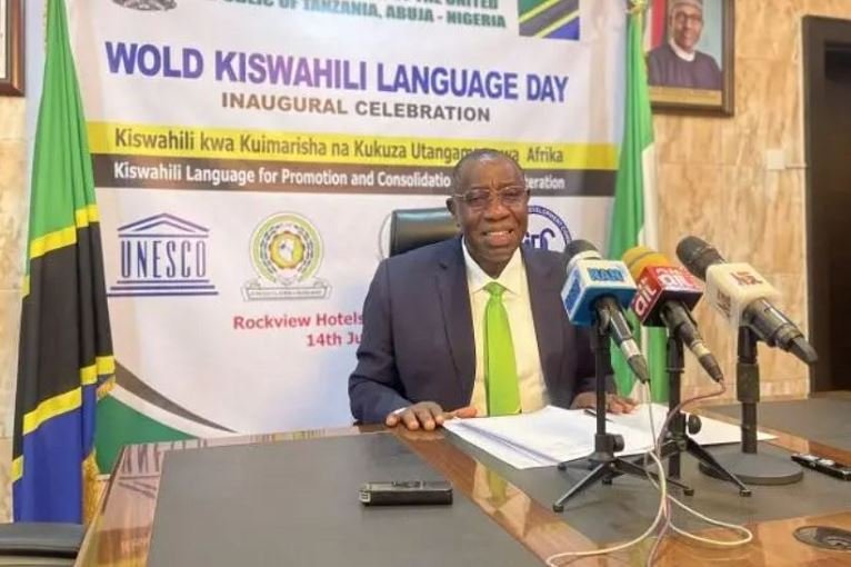 Dr Benson Bana, Tanzanian High Commissioner to Nigeria on Tuesday in Abuja World Kiswahili Language Day