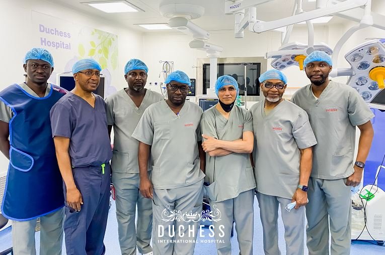 Duchess Hospital doctors that performed surgical procedure on Vice President Yemi Osinbajo's leg