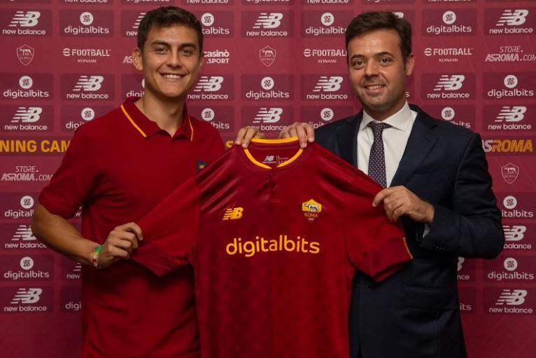 Free agent Paulo Dybala unveiled as AS Roma player