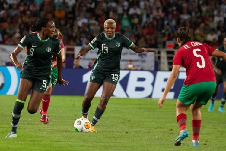 Nine-woman Nigeria loses 5-4 on penalties to Morocco following a 1-1 draw