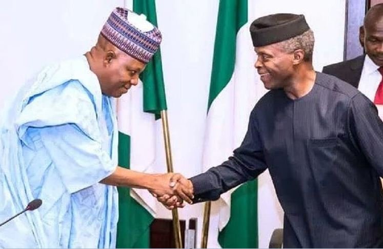 Vice President Yemi Osinbajo and Kashim Shettima