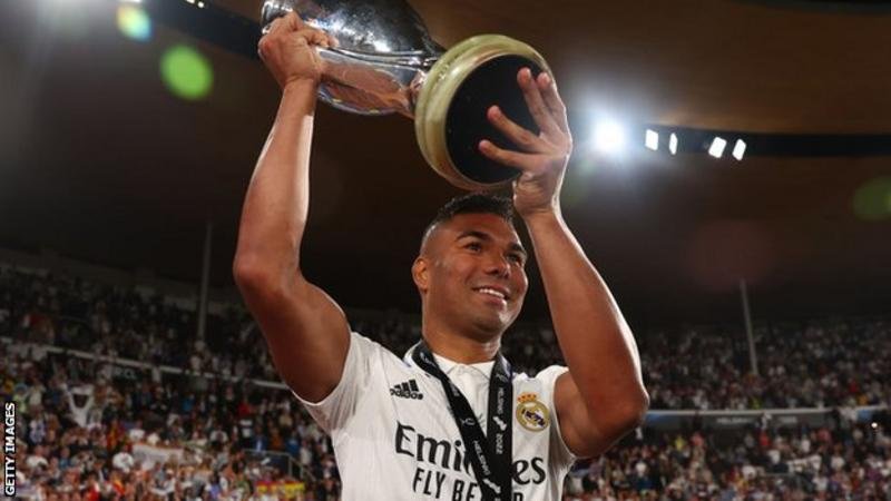 Casemiro won UEFA Super Cup with Real Madrid earlier this month
