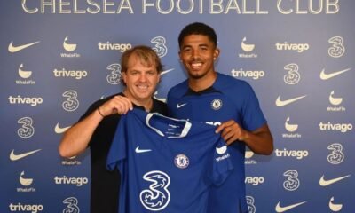 Chelsea owner, Todd Boehly unveils Wesley Fofana as the latest Blues signing