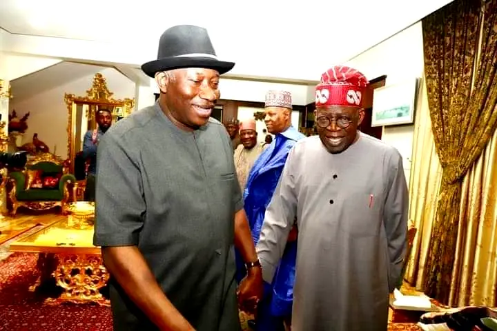 Tinubu visits Jonathan