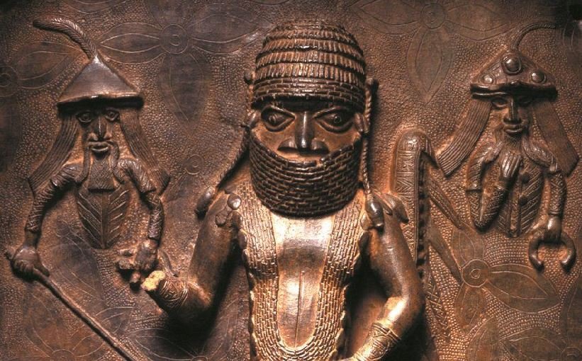 The Benin plaque of Chief Uwangue and Portuguese traders is one of the objects being returned to Nigeria Artefacts